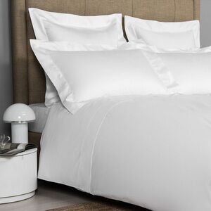 Lux White Percalle King Sheet Set